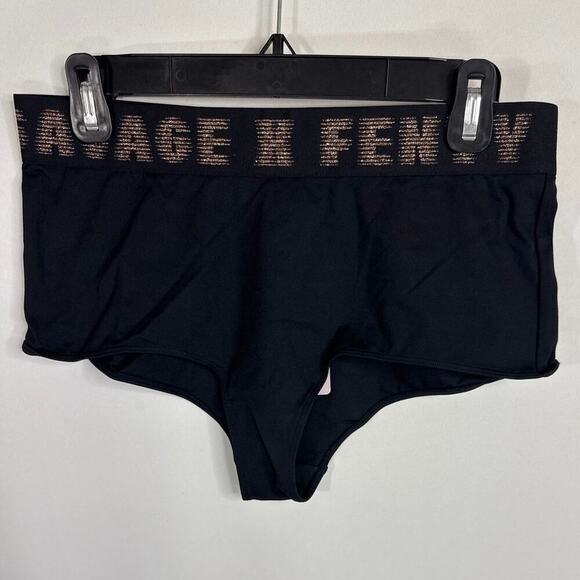 Savage Fenty Women’s Booty Short in Black Large NWT - Picture 1 of 6